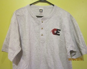 OE Shirt 3 button front- LG Grey
