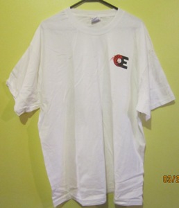 Disc Golf Shirt Dragon -XLG White